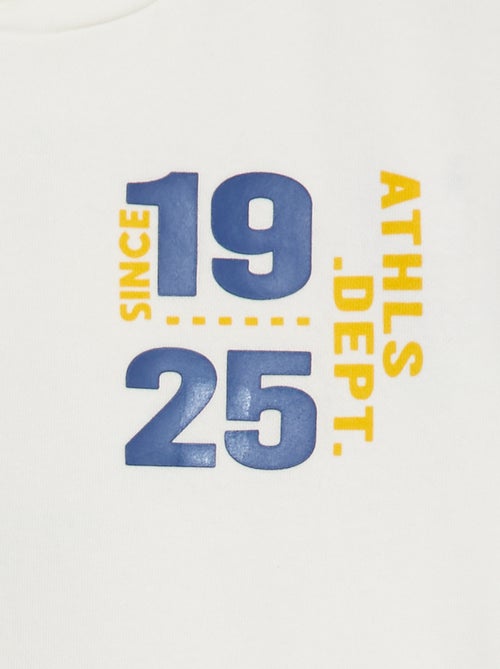 Sudadera estampada con capucha - Kiabi