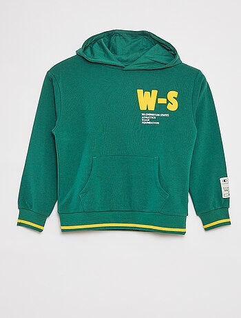 Sudadera estampada con capucha