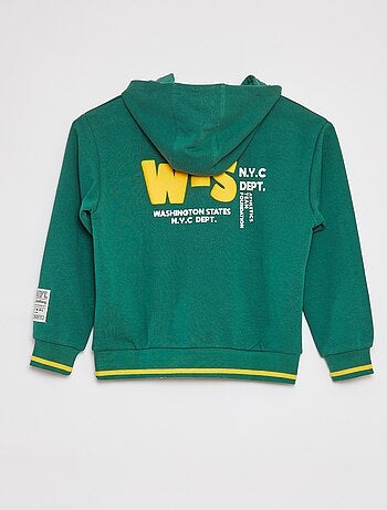 Sudadera estampada con capucha