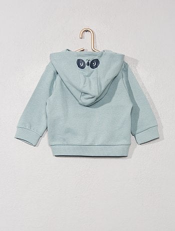 Sudadera estampada con cremallera - Kiabi