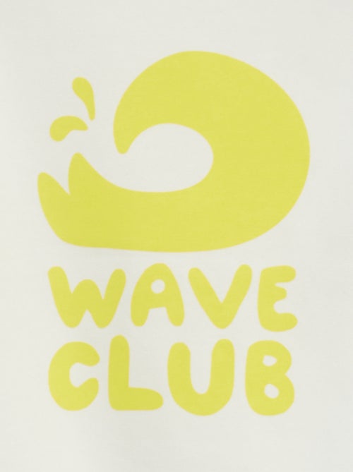 Sudadera estampada con cuello redondo - Kiabi