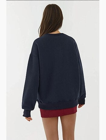 Sudadera estampada con cuello redondo hiccup