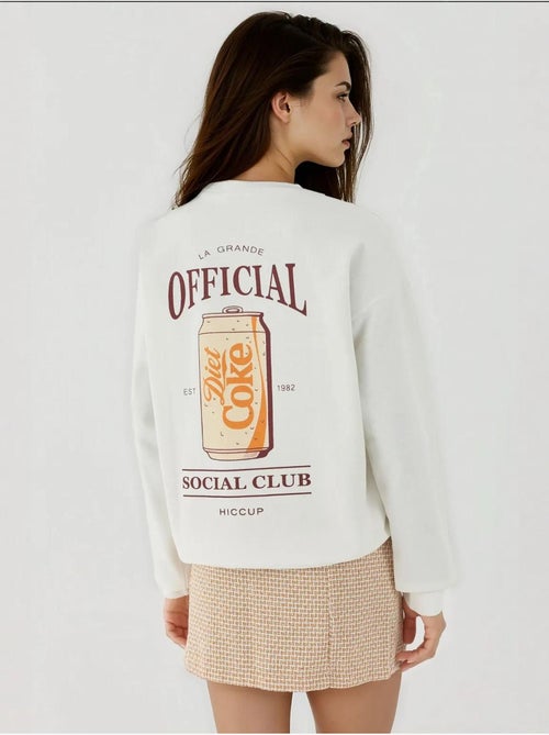 Sudadera estampada con cuello redondo hiccup - Kiabi