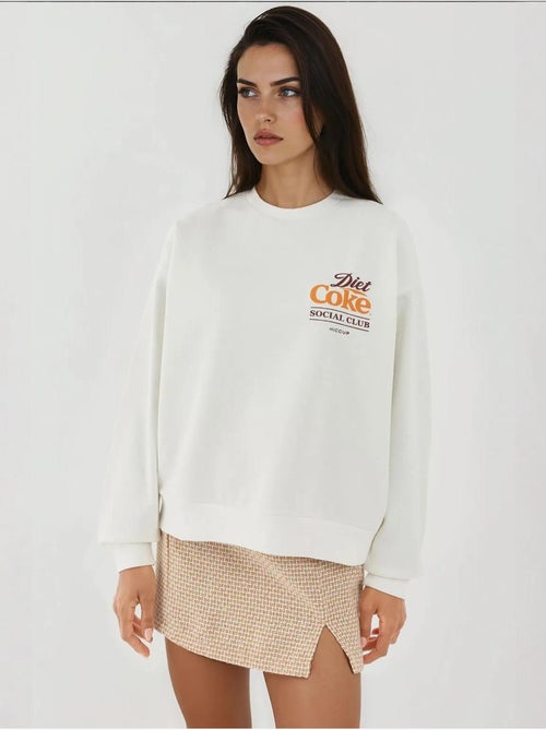 Sudadera estampada con cuello redondo hiccup - Kiabi