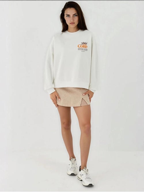Sudadera estampada con cuello redondo hiccup - Kiabi