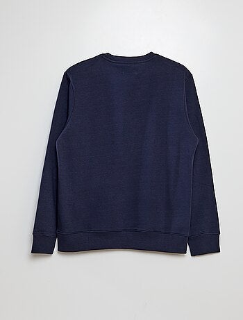Sudadera estampada con cuello redondo 'Produkt'