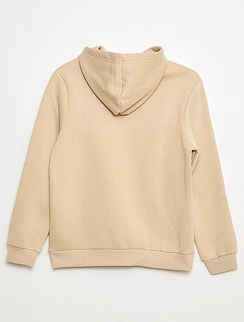 Sudadera estampada fantasía en algodón liso