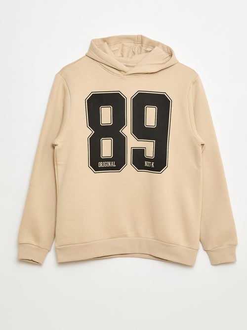 Sudadera estampada con diseño fantasía en algodón liso - Kiabi