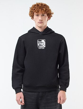 Sudadera estampada fantasía en algodón liso