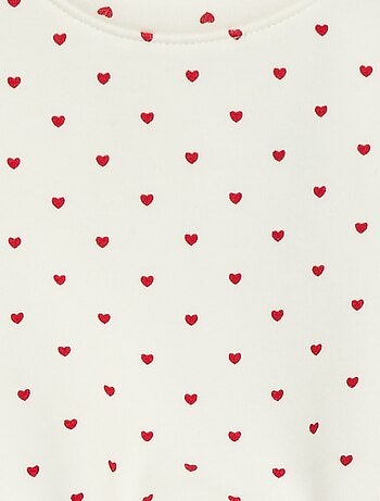 Sudadera estampada cuello redondo