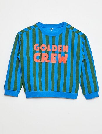 Sudadera estampada de algodón
