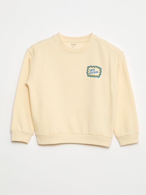 Sudadera estampada de algodón - Kiabi
