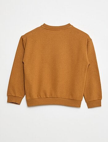 Sudadera estampada de algodón