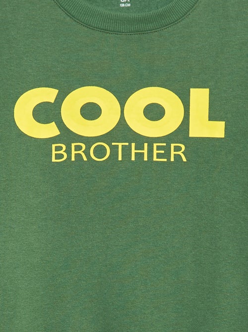 Sudadera estampada de algodón - Kiabi