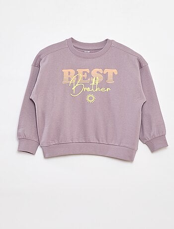 Sudadera estampada de chándal