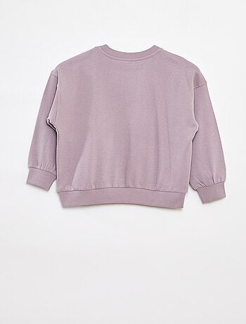 Sudadera estampada de chándal