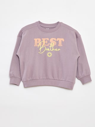 Sudadera estampada de chándal