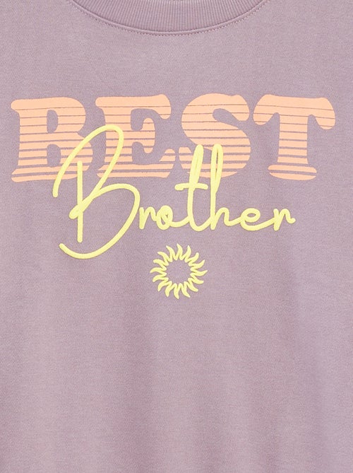 Sudadera estampada de chándal - Kiabi