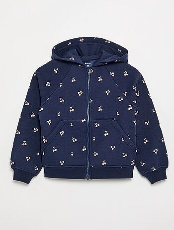 Sudadera estampada de felpa - colección fácil de poner