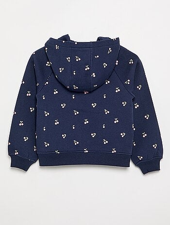 Sudadera estampada de felpa - colección fácil de poner