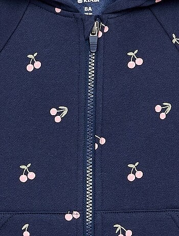 Sudadera estampada de felpa - colección fácil de poner