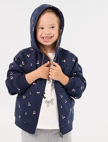 Sudadera estampada de felpa - colección fácil de poner