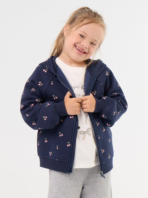 Sudadera estampada de felpa - colección fácil de poner - Kiabi