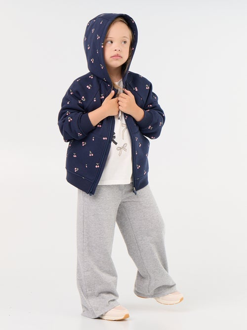 Sudadera estampada de felpa - colección fácil de poner - Kiabi