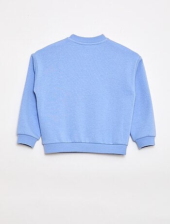 Sudadera estampada de felpa ligera - Colección fácil de poner