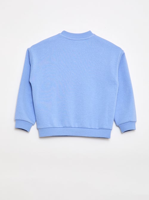 Sudadera estampada de felpa ligera - Colección fácil de poner - Kiabi