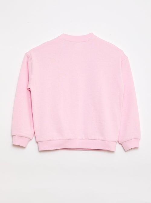 Sudadera estampada de felpa ligera - Colección fácil de poner - Kiabi