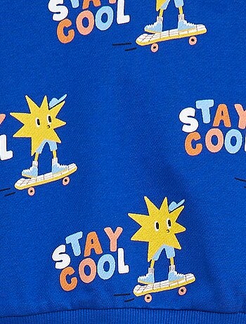 Sudadera estampada de felpa ligera - Grafik Edition