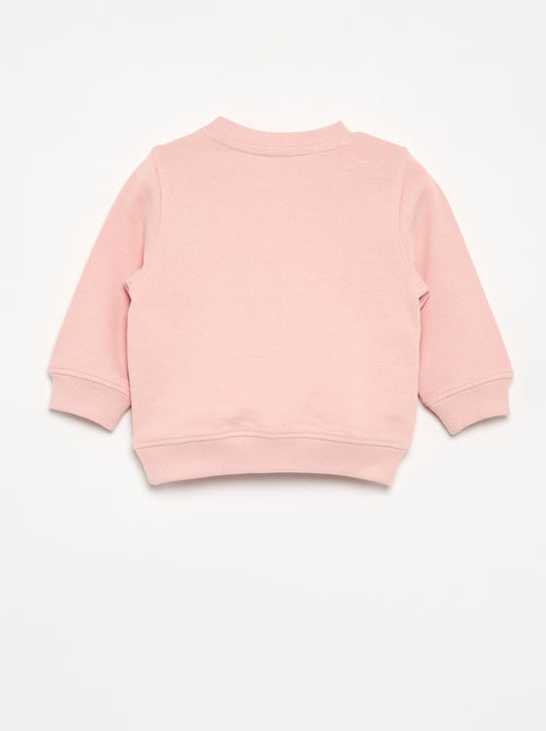 Sudadera estampada de felpa - Kiabi
