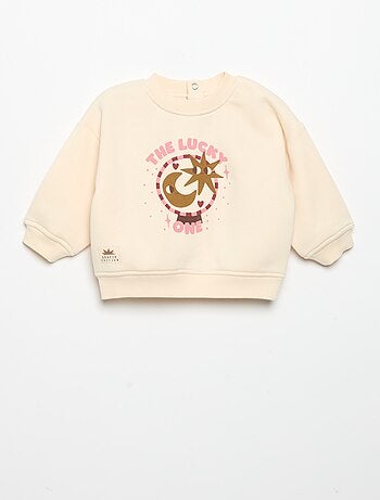 Sudadera estampada de manga larga
