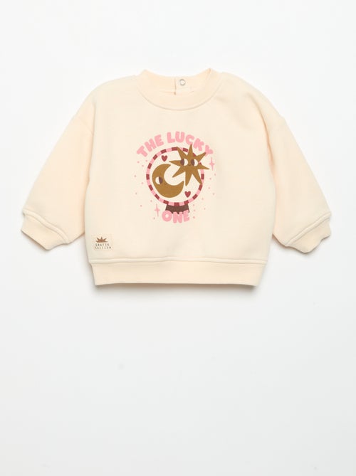 Sudadera estampada de manga larga - Kiabi