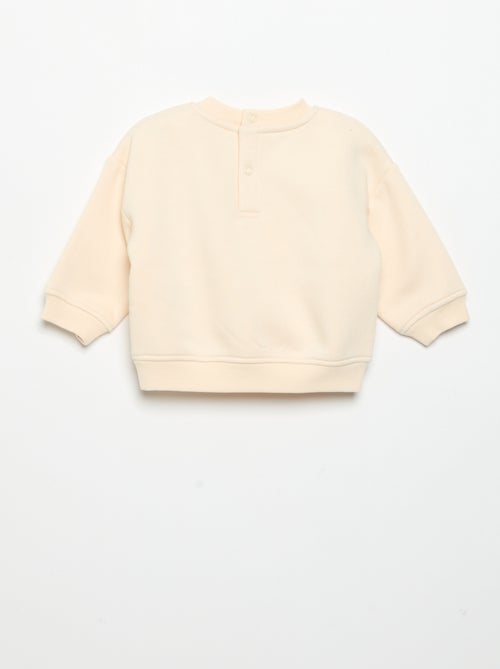 Sudadera estampada de manga larga - Kiabi