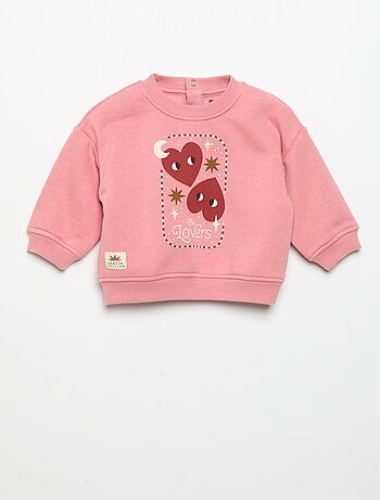 Sudadera estampada de manga larga