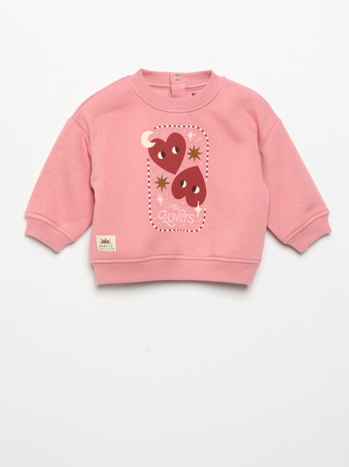 Sudadera estampada de manga larga - Kiabi