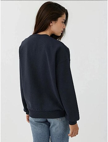 Sudadera estampada de manga larga y cuello redondo hiccup