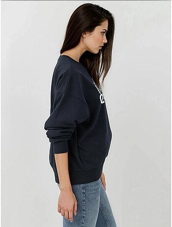 Sudadera estampada de manga larga y cuello redondo hiccup