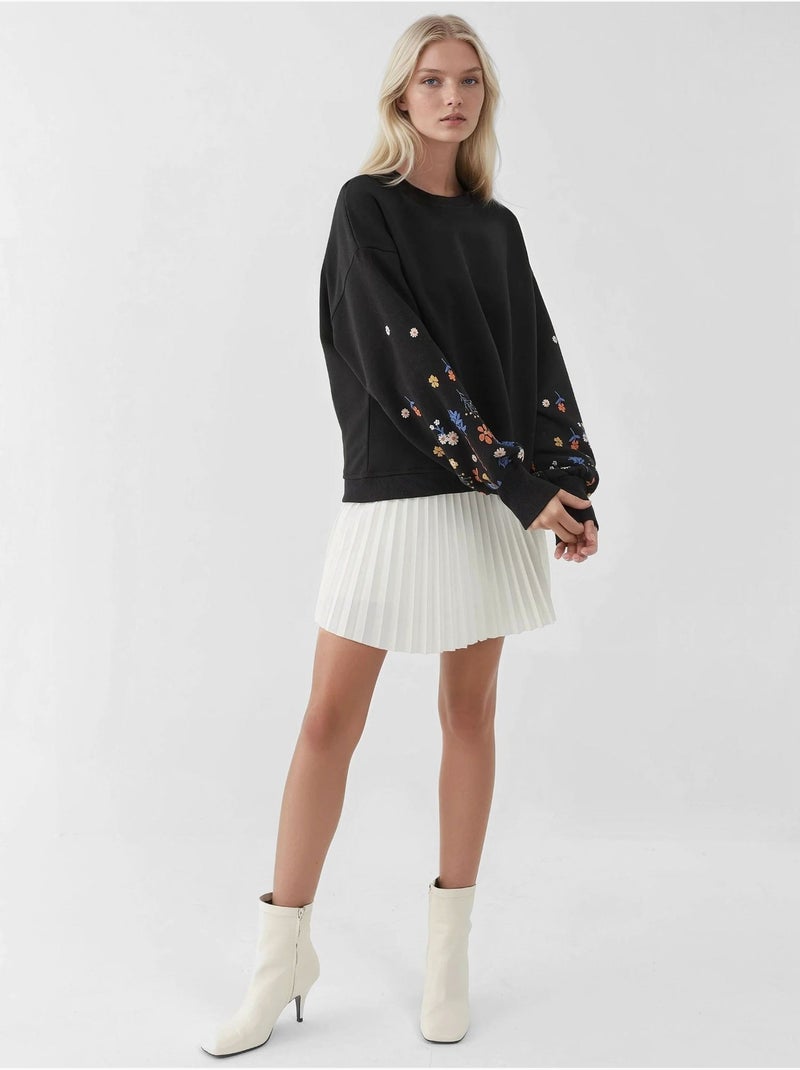 Sudadera estampada de manga larga y cuello redondo hiccup Negro - Kiabi