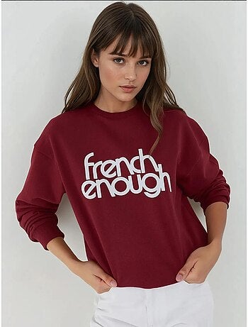 Sudadera estampada de manga larga y cuello redondo hiccup