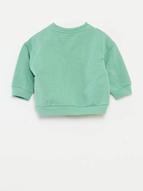 Sudadera estampada de Navidad en punto de algodón - Kiabi