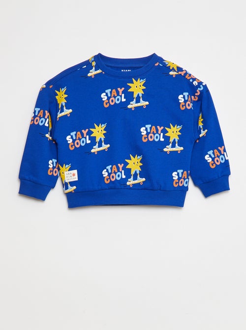 Sudadera estampada de tejido ligero de chándal - Grafik Edition - Kiabi