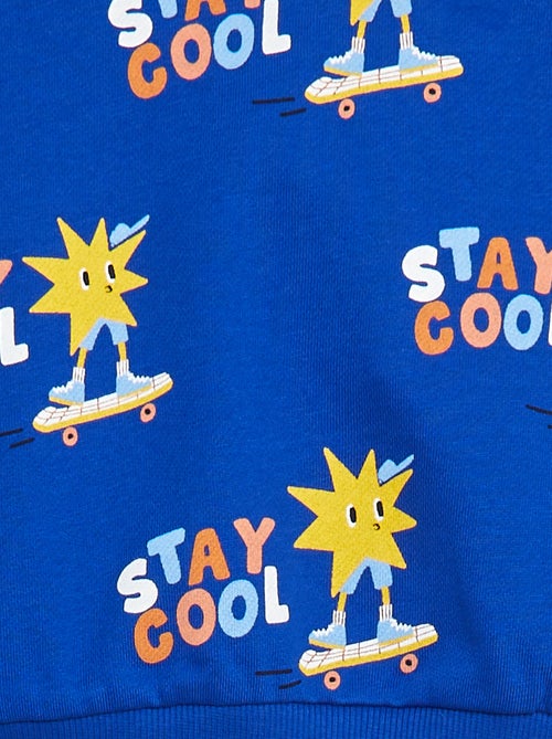 Sudadera estampada de tejido ligero de chándal - Grafik Edition - Kiabi