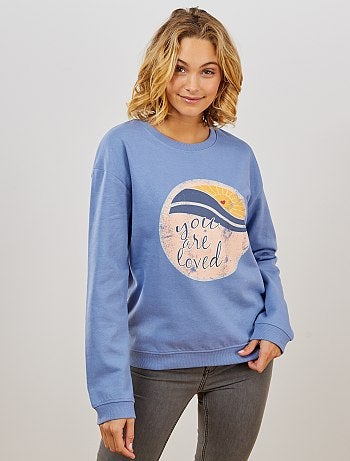 Sudadera estampada 'eco-diseño' - Kiabi