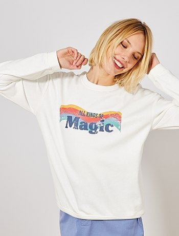 Sudadera estampada 'eco-diseño' - Kiabi