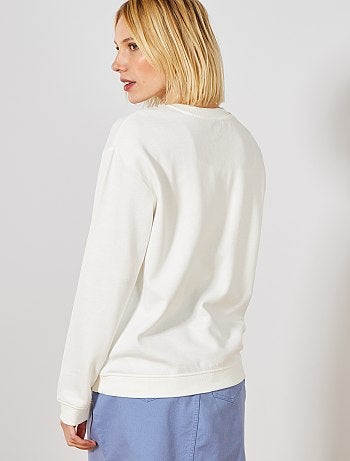 Sudadera estampada 'eco-diseño' - Kiabi