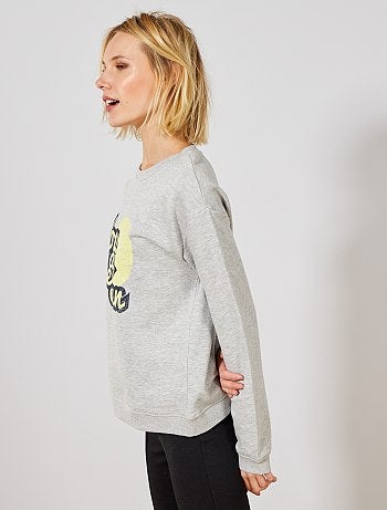 Sudadera estampada 'eco-diseño' - Kiabi