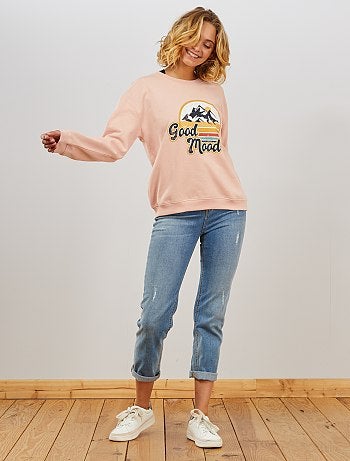 Sudadera estampada 'eco-diseño' - Kiabi